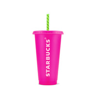 Стакан для холодных напитков для многоразового использования COLD CUP PINK, 709 мл в Starbucks (R)