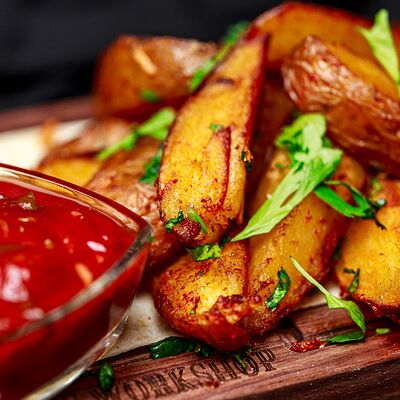 Картофель по-грузински в Хачучачу по цене 390 ₽