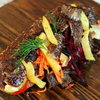 Шеф-донер темный с телятиной в Шаурма Космос