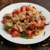 Мясо в сметане с овощами в ARAN
