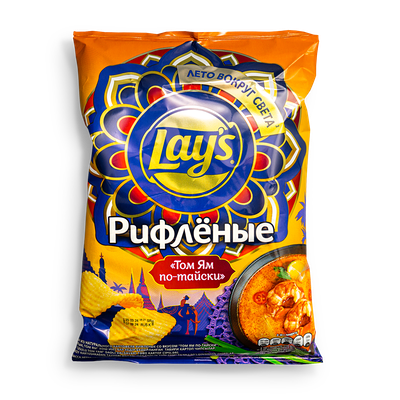 Чипсы Lays Том ям по-тайски в Кухня на районе по цене 185 ₽