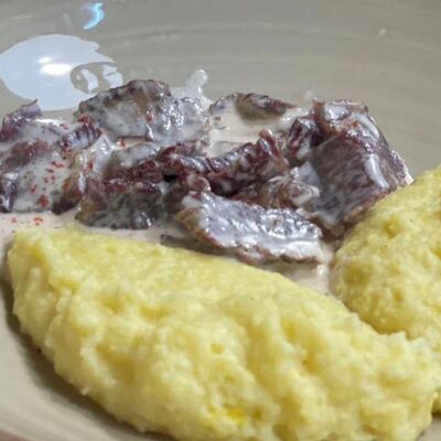 Лягур из копченого мяса с пастой в Триумф по цене 200 ₽