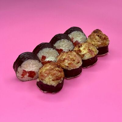 Запеченный ролл с беконом в Хочу суши по цене 449 ₽