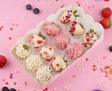 Клубника в бельгийском шоколаде 9шт в Пышно Расцвели по цене 1500 ₽