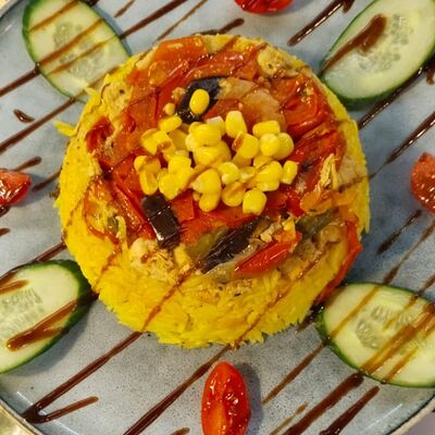 Паэлья с курицей в Boldesno по цене 350 ₽