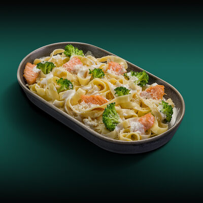 Фетучини с лососем и брокколи в Пицца Пи по цене 549