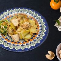 Жареная курица с картошкой по-домашнему в Чайхана