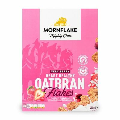 Хлопья Mornflake цельнозерновые с овсяными отрубями и ягодами, 500/ в Азбука Вкуса Экспресс Меню по цене 658 ₽