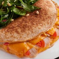 Овсяноблин с курицей, сыром, микс салата в CoffeeПей
