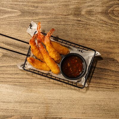 Креветки темпура в Гриль Бар Понеслось по цене 740 ₽