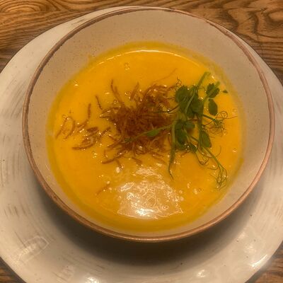 Суп-пюре из тыквы с картофелем пай в Старый Ереван по цене 520 ₽