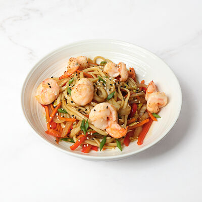 Wok c креветками в MOGU по цене 715 ₽