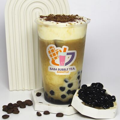 Латте Black Sugar в Baba Bubble Tea & Waffle по цене 489 ₽