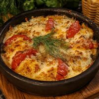 Баклажаны, запеченные с сыром в Мзиани