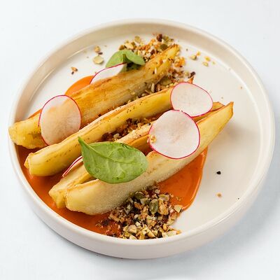 Хрустящий баклажан в азиатском стилев Гоген по цене 729 ₽