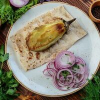 Шашлык из баклажан в Строгинская гавань