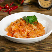 Капуста тушеная в Вобла