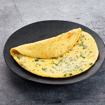 Омлет с зеленью в Теремок. Блины по цене 105 ₽