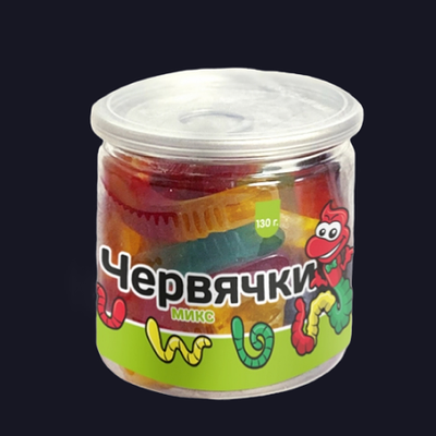 Мармелад жевательный Червячки микс в КАРО по цене 290 ₽