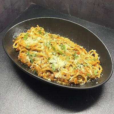 Спагетти Болоньезев Лось Лосось по цене 890 ₽