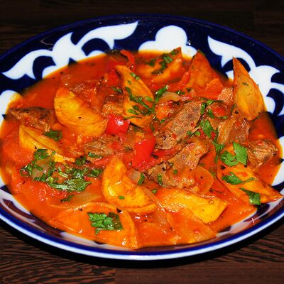 Чашушули с овощами в Пловия по цене 500