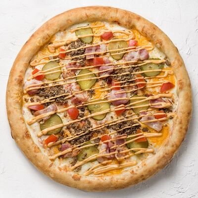 Пицца Чизбургер 33 см в Суши Fantasy по цене 989 ₽