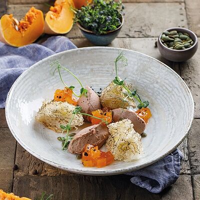 Паштет из утки с тыквенным конфитюром в ЛарисуВаннуХочу по цене 390