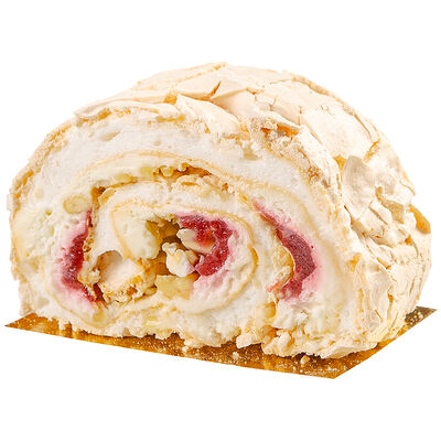 Рулет меренговый с малиной и фисташкой в 7:35 Заря & KitaEast по цене 410 ₽