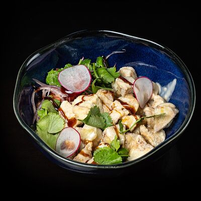 Салат с баклажанами темпура в Grill Park FIBONA4I по цене 570 ₽