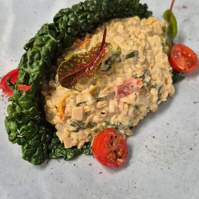 Голубец из савойской капусты с турецким булгуром, сливками и грибамив Мясо & Рыба по цене 890