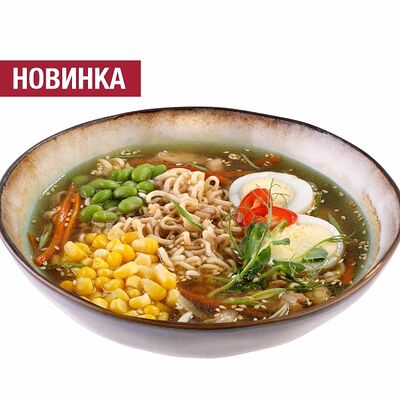 Суп Рамен с кудрявой лапшой в Chicken Pizza & Sushi по цене 384 ₽