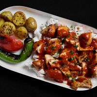 Шашлык из курицы в йогуртовом соусе в Софра Кебаб