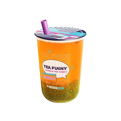 Персик-маракуйя S в Tea funny - Бабл ти кафе по цене 250 ₽