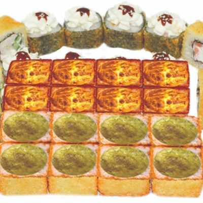 Сет горячий №2 32 шт. в Сушняки по цене 1780 ₽