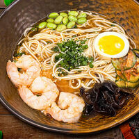 Рамен с креветками (бульон на выбор) в Место Про Тесто