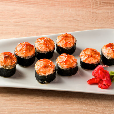 Запечённый ролл эби идзуми тай в Суши Рай по цене 550 ₽