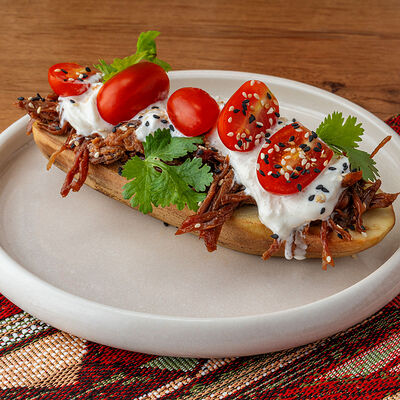 Печёный баклажан с томлёной говядиной в Курагадиван по цене 670