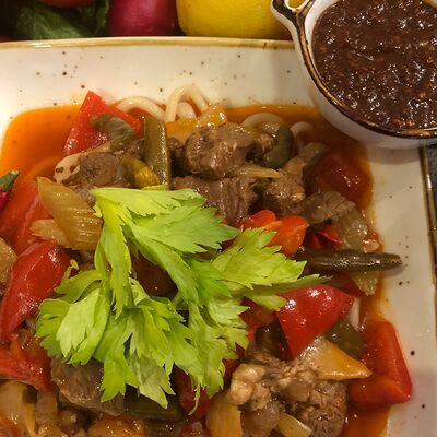 Уйгурский лагман в Чайхана 24 Халяль по цене 470 ₽