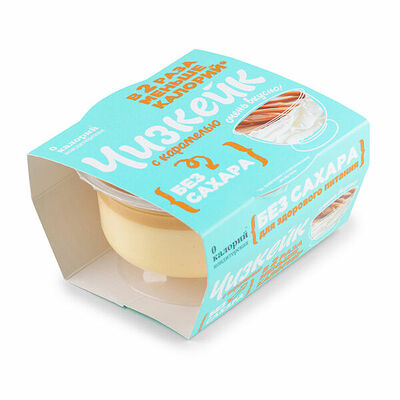 Десерт Чизкейк с карамелью в Азбука Вкуса Экспресс Меню по цене 262 ₽