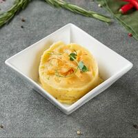 Картофельное пюре с луком фрив Котлета