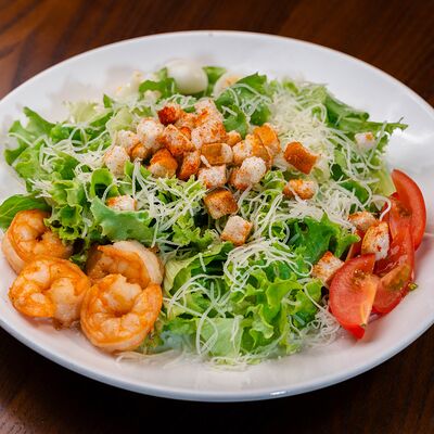Салат Цезарь с креветками в Эдисон по цене 21 р.
