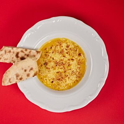 Крем-суп из тыквыв Кафе Итальянцы по цене 380 ₽