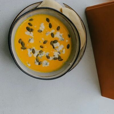 Тыквенный крем-суп в Semplice Secondfloor по цене 370 ₽