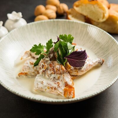 Цыпленок чкмерули в Вах Гиви! по цене 950 ₽