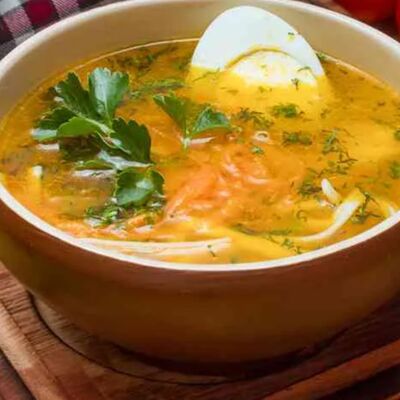 Куриный суп с лапшой в РафХаус по цене 450 ₽