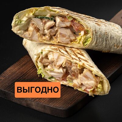 Шаверма с курицей Стандарт в Wаверма по цене 295 ₽