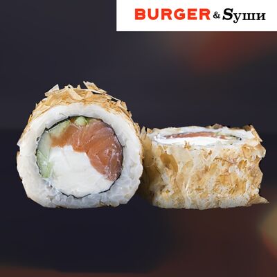 Ролл Багама с лососем и авокадо в Burger&Sushi по цене 379 ₽