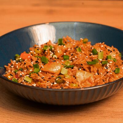 Тяхан с курицей в Про.Мясо по цене 550 ₽