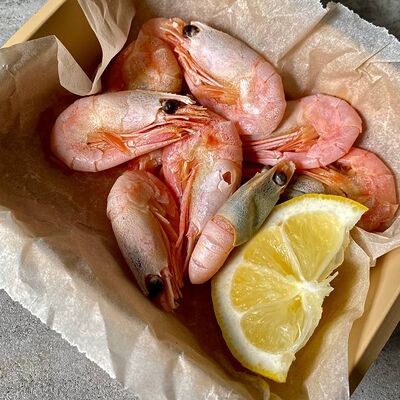 Креветки отварные в BEERFOLIO по цене 294 ₽