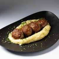 Биточки из утки и картофельное пюре в Мясная карта